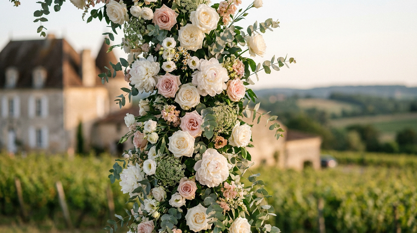 Demandez votre devis fleurs de mariage en Gironde